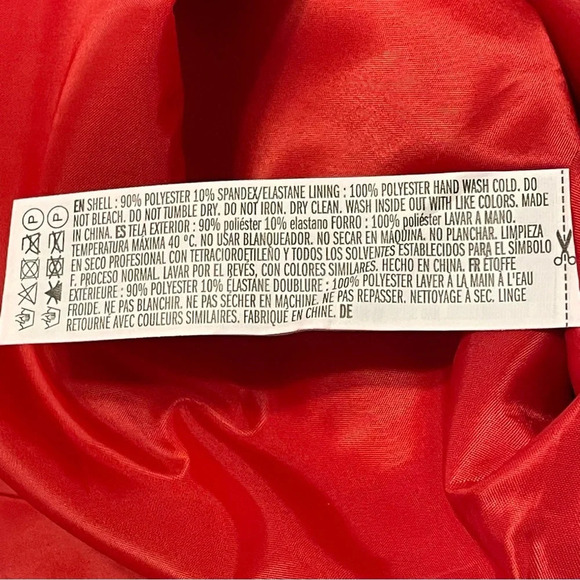 FOREVER 21 Suede‎ Short Skirt in Red - Picture 4 of 4